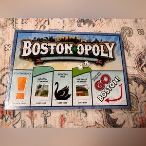 Boston-opoly Board Game - Blue and Green